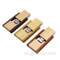 Unidad flash USB de madera 16GB 32GB 64GB 128GB